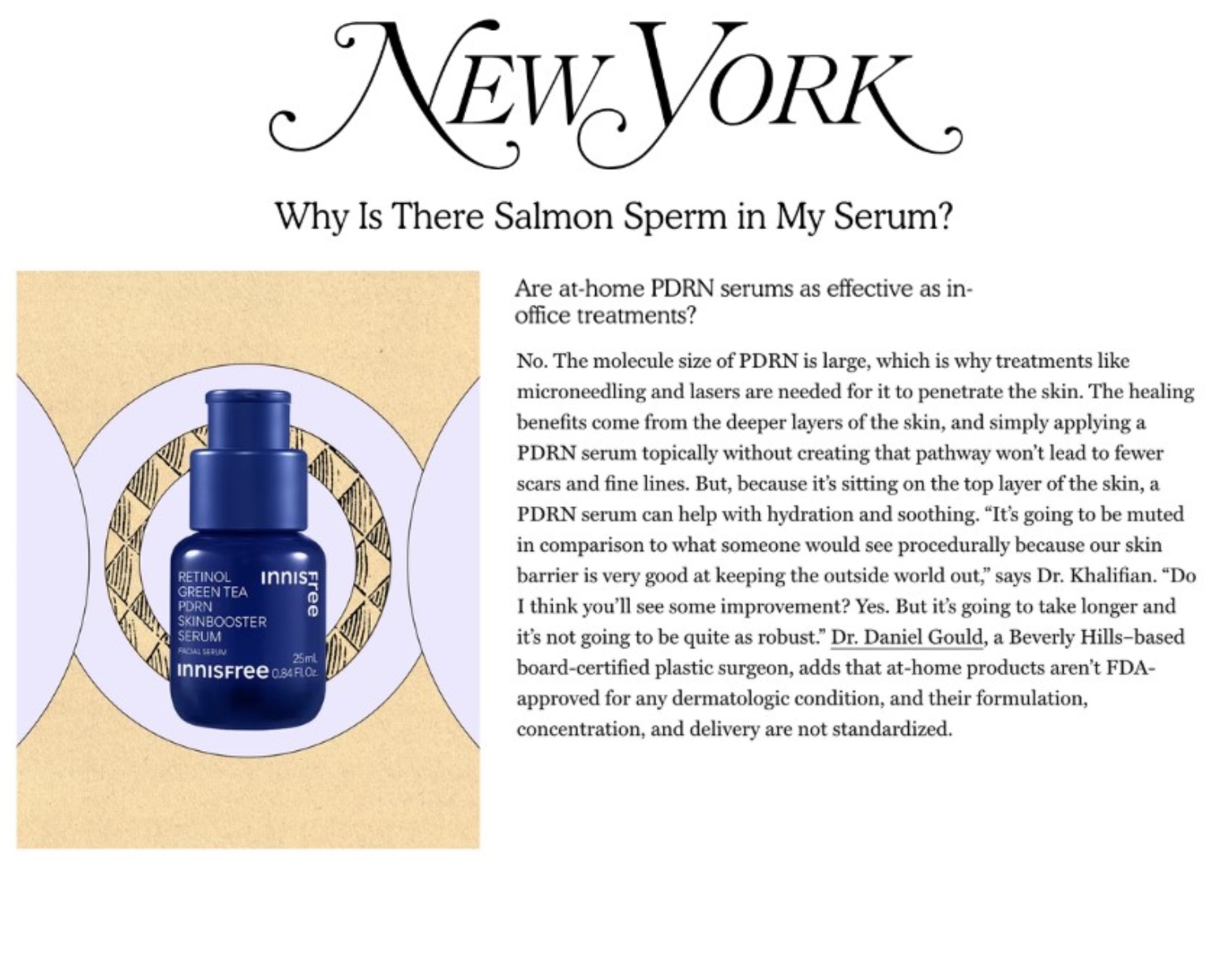 Plastic Surgery article