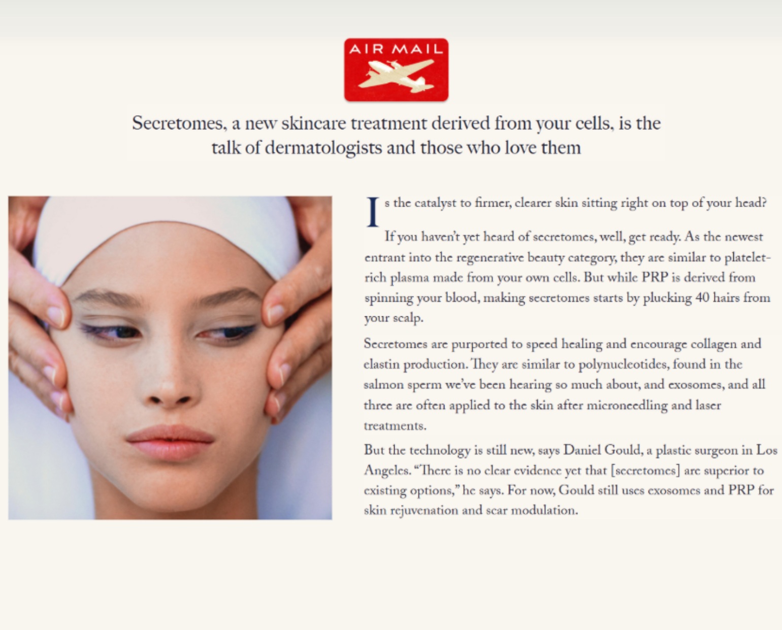 Plastic Surgery article