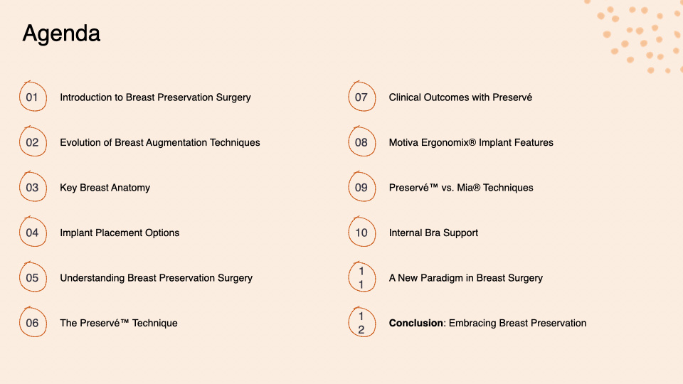 Breast Preservation Surgery Overview slide | Beverly Hills Plastic Surgery