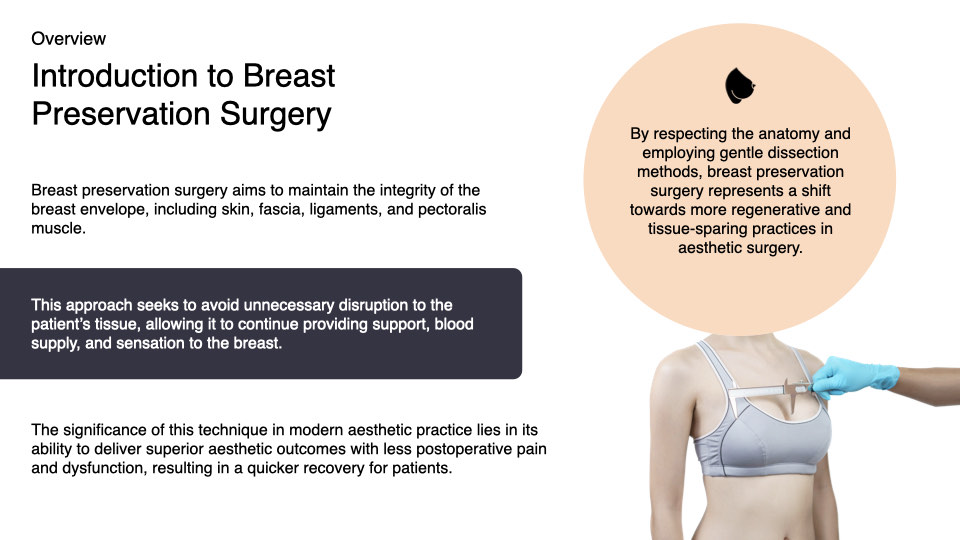 Breast Preservation Surgery Overview slide | Beverly Hills Plastic Surgery