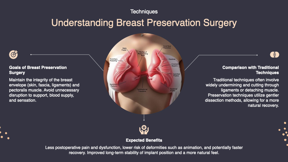 Breast Preservation Surgery Overview slide | Beverly Hills Plastic Surgery