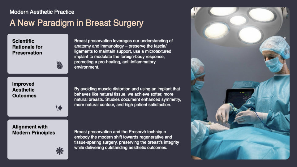 Breast Preservation Surgery Overview slide | Beverly Hills Plastic Surgery